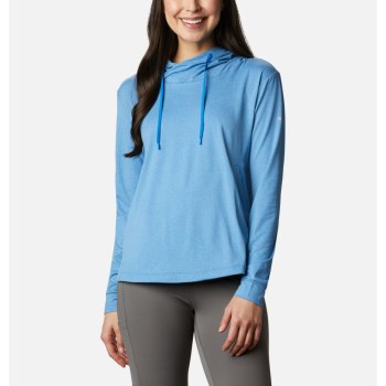 Columbia Ženske Majice S Kapuljačom - PFG Slack Water Knit Nebeskoplave Plave | VLUP-09764